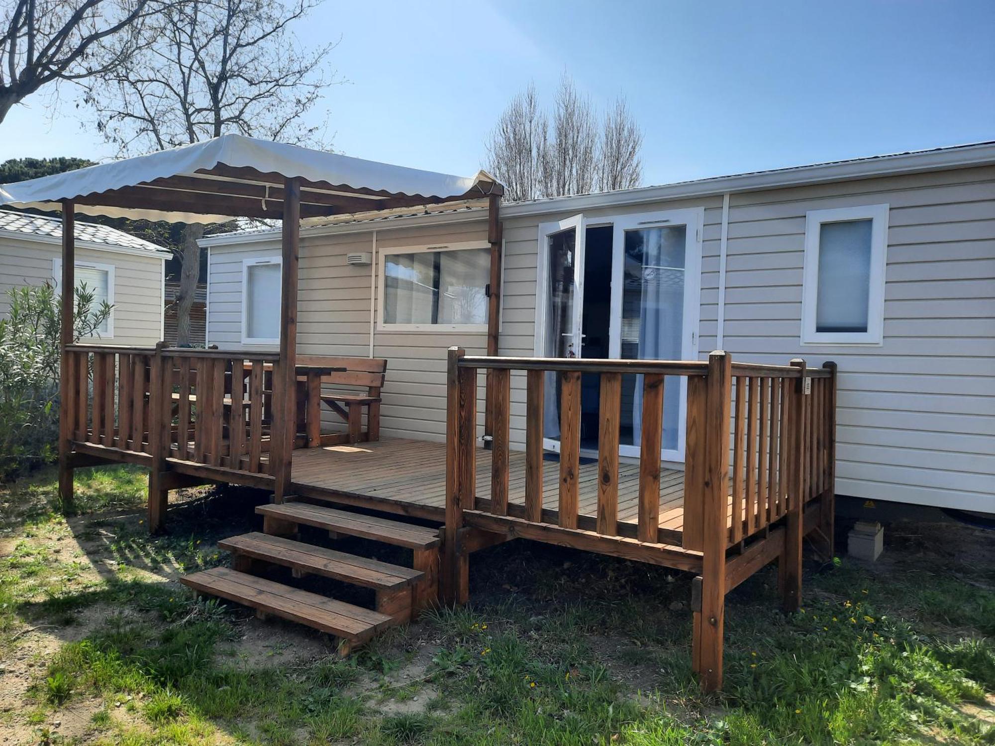 Mobilhome Clim La Falaise 4 Etoiles 纳博讷 外观 照片